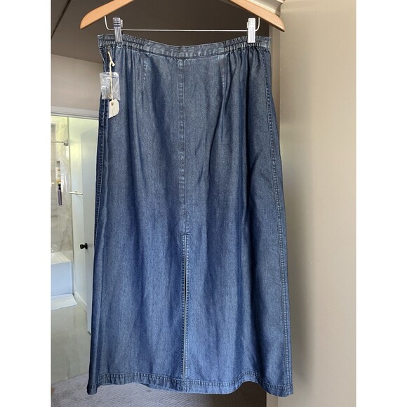 French Laundry Denim Blue Skirt & Jacket Set NWT Vintage Y2K - Picture 13 of 16